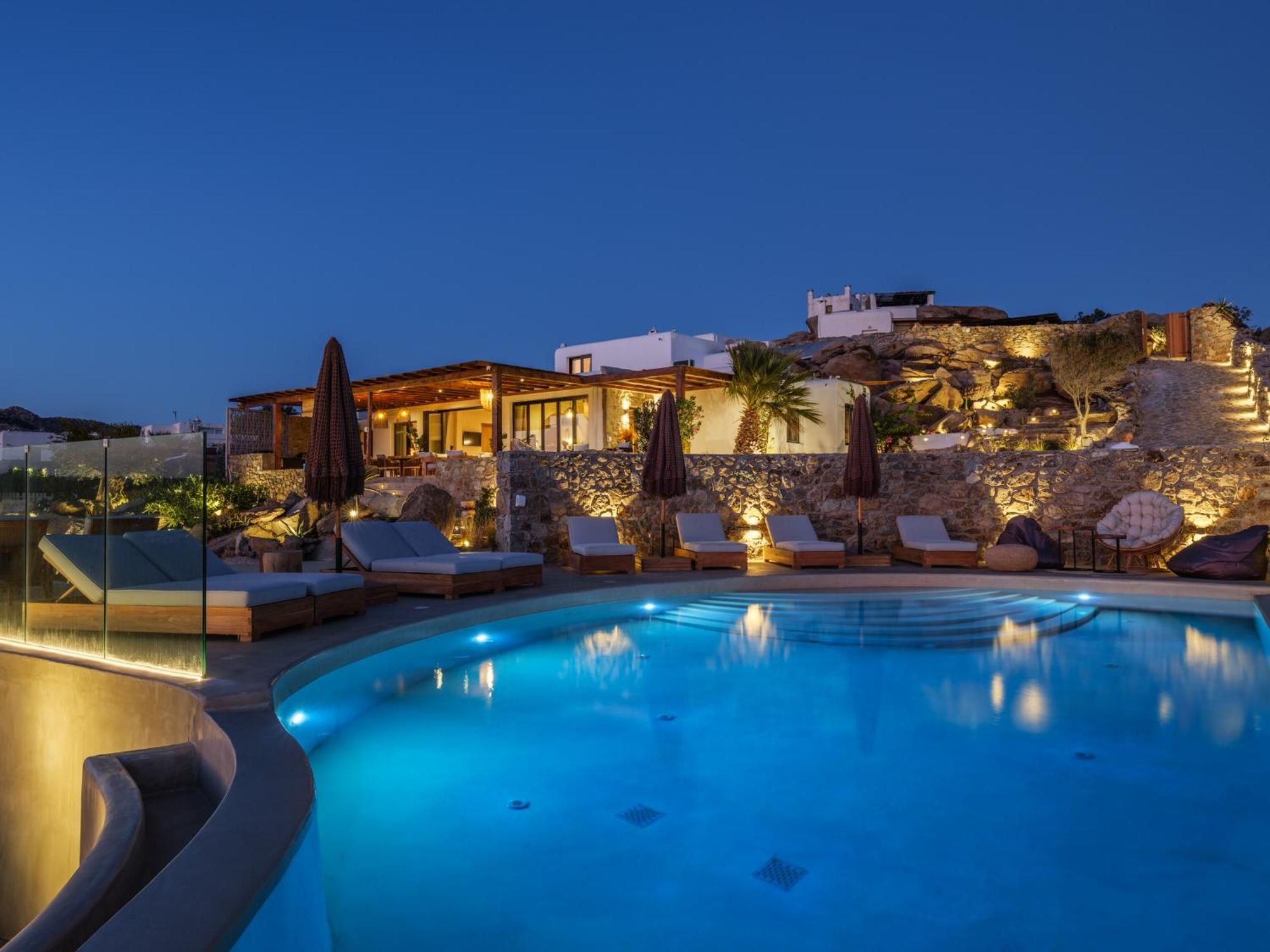 Mykonos Villa Scorpios Mykonos Town Esterno foto